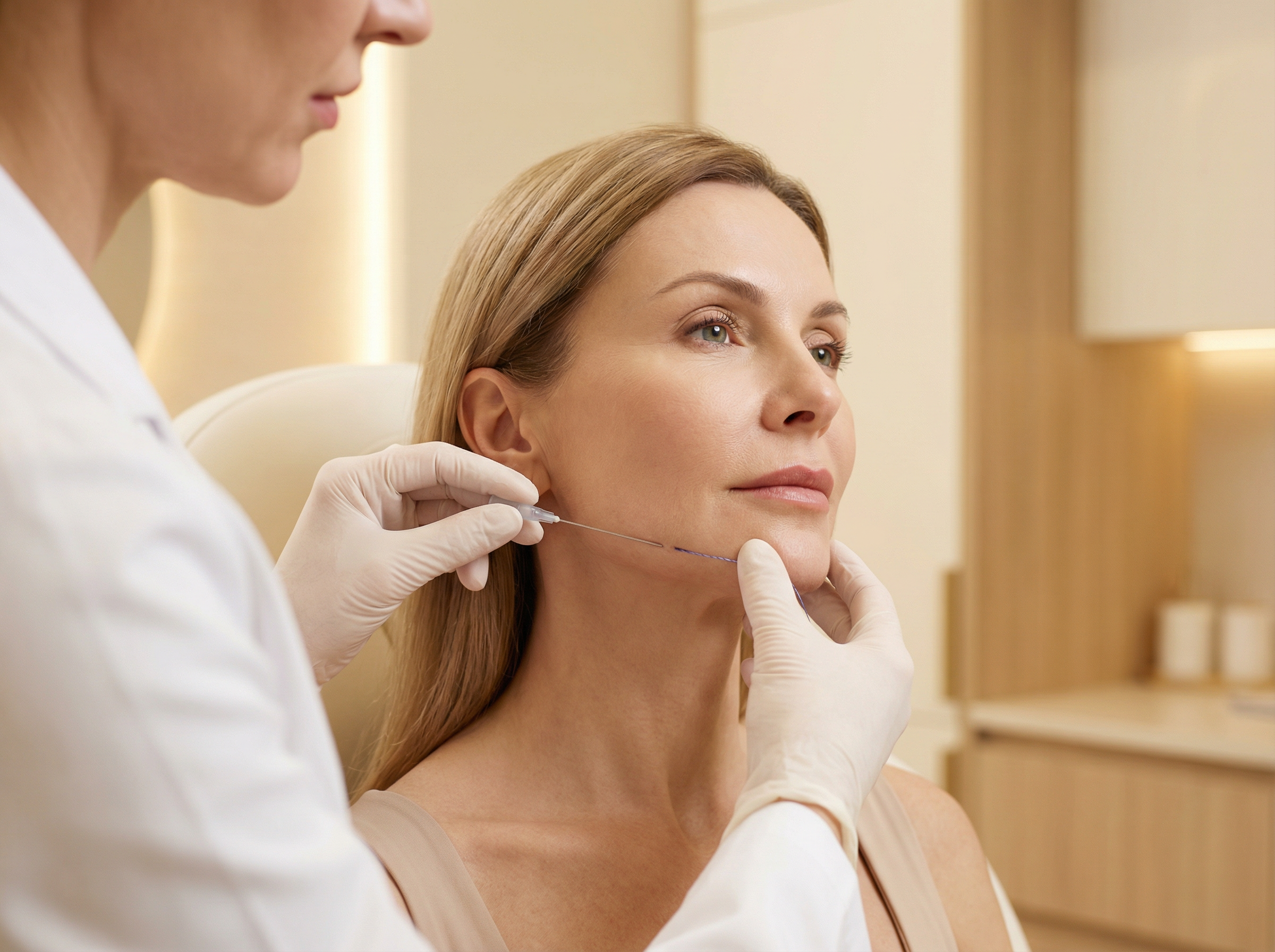 Tratamiento de hilos tensores